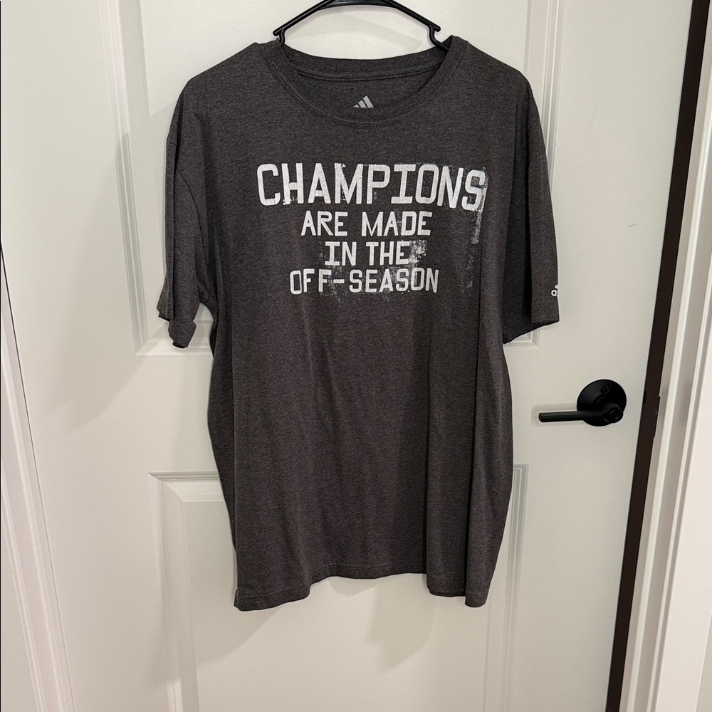 Adidas Men's Black Champions Tee